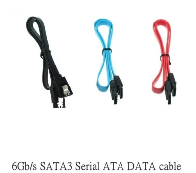 SATA 3 III 3.0 Data Cable Adapter 6Gbps for HDD SSD Angle Hard Drive Lead Clip - Image 1 of 4