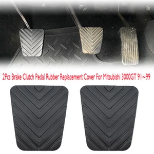 Cubierta de repuesto de goma para pedal de embrague de freno 2 piezas para Mitsubishi 3000GT 1991-1999 - Imagen 1 de 8