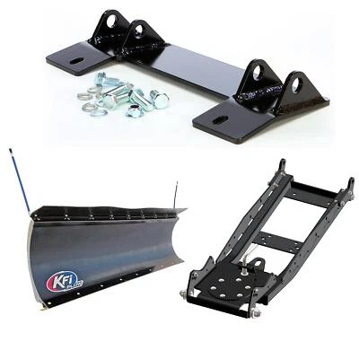 Kit de arado KFI para Honda Pioneer 1000-5 SXS1000M5 2016-2025 con hoja de polietileno de 72" Foto 1 de 2