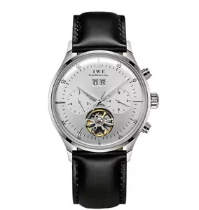 New Carnival Men's Mechanical Automatic Winding Thin Watch - Silver - Picture 1 of 6