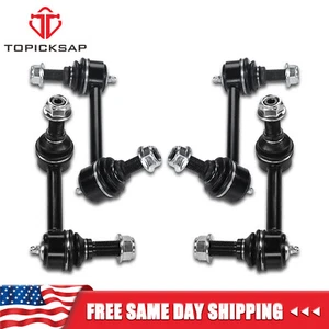 4pc Front and Rear Stabilizer Sway Bar End Links for 2004-2007 Chevy Trailblazer - Picture 1 of 9