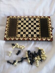 Vintage Travel Chess Set Pocket Size Complete