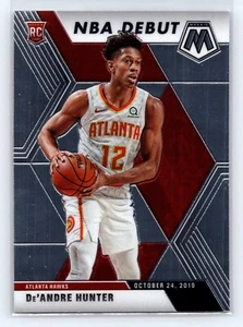 2019 Mosaic De'Andre Hunter Rookie NBA Debut #266 Hawks - Bild 1 von 2