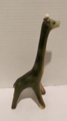 Estatuilla jirafa cerámica cerámica vintage hecha en Japón (años 50) Foto 1 de 4