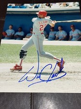 Will Clark Autographed Signed 8x10 Texas Rangers Action Shot
