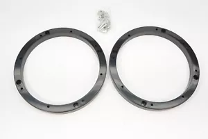 1 Par 6.5" Plástico 1/2" Altavoz Espaciador Anillos Profundidad Extensor Montaje Adaptador - Imagen 1 de 7