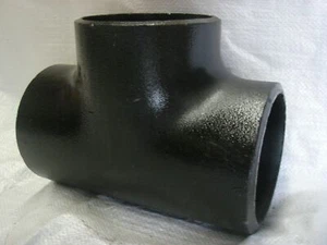 4" (102mm) x210mm Weldable Steel T-Piece with No Ends - Picture 1 of 5