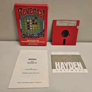 Reversal Othello Commodore 64 Disk Hayden Software 1983 CIB Complete - Picture 1 of 4