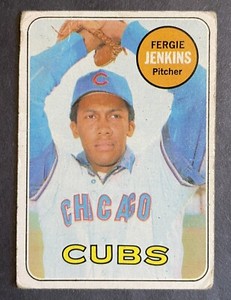 1969 Topps  #640 Fergie Jenkins - Chicago Cubs