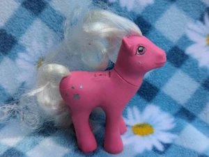 Vtg Hasbro 1986 My Little Pony G1 Hollywood Flutter Mail Order Pink with Stars - Picture 1 of 2
