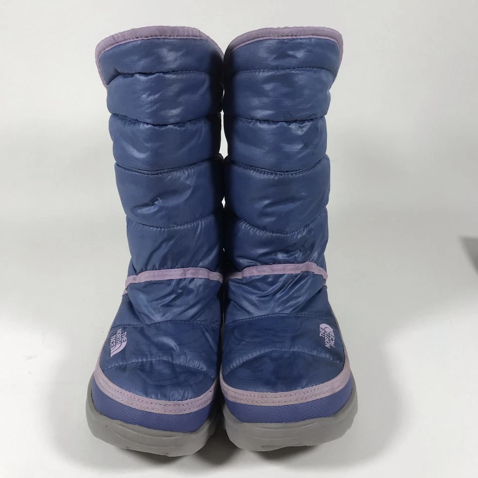 The North Face Girls Snow Boot Casual Blue Violet Slip On Round Toe 3M - Image 1 of 4