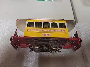 Vintage David O. King Hand Made Trolley O-Gauge #187 TTOS 1975 TRI-STATE DEV. - Picture 1 of 12