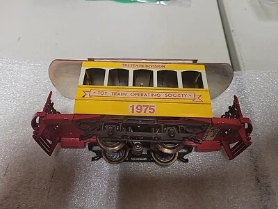 David O. King Hand Made Trolley O-Gauge #187 TTOS 1975 TRI-STATE DEV. Runs Volt - Image 1 of 4