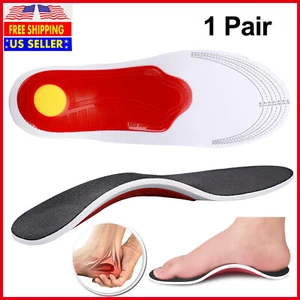 1/2Pairs Orthotic Shoe Insoles Inserts Flat Feet High For Fasciitis Arch Support - Picture 1 of 133