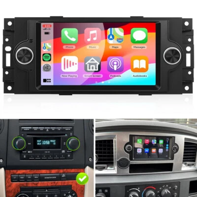 Für Chrysler 300C Jeep Dodge RAM Autoradio BT CarPlay GPS Navi 2+64GB Android 13 - Bild 1 von 4