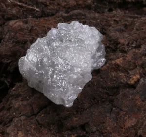 Diamante naturale sfuso forma grezza grezza colore bianco grigio I3 purezza 3,13 carati T52 - Foto 1 di 9