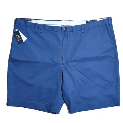New Polo Ralph Lauren Men’s 50 Big Stretch Classic Fit Blue Chino Shorts 9" NWT - Image 1 of 4
