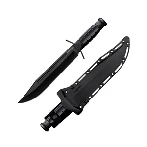 Cold Steel Knives Leatherneck Bowie Knife FX-LTHRNK Black D2 Steel Kray-Ex - Picture 1 of 1