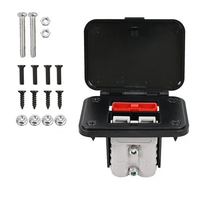 Dual Flush Mount Bracket for Anderson Connector Compatible with 12 6 AWG - Image 1 of 4