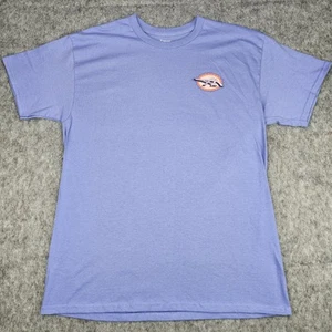 ASICS Novablast 5 Tour Tee Purple Graphic T-Shirt Size Large Exclusive Promo - Picture 1 of 7