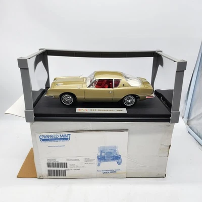 Signature Models 1:18 1963 Studebaker Avanti Gold Displayed Only w/ Base Stand - Image 1 of 4