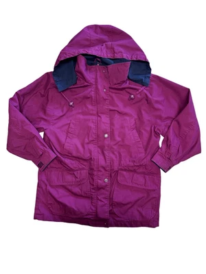 Chaqueta con Capucha Vintage Pacific Trail Mujer Medio Púrpura Invierno Lluvia Nieve Foto 1 de 4