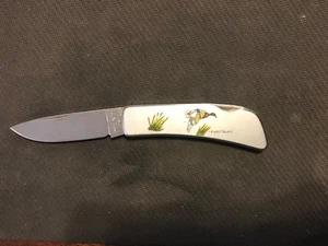 Vintage Kershaw Modell 5200 Wildlife Ducks von G. Harbour Lockback Messer Kai Japan - Bild 1 von 5