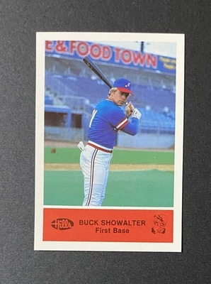 1983 HILL's Buck Showalter First Basemen Nashville Sounds Early Card - Image 1 of 2
