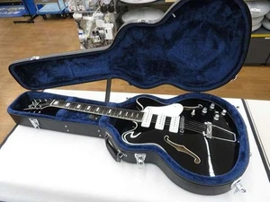 Used Vox BC-S66 Hollow Body Electric Guitar With Hard Case Very Rare Item - Picture 1 of 12