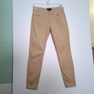 Pantalones ajustados Banana Republic dorados caqui talla 0 suaves elásticos 5 bolsillos para mujer E10 - Imagen 1 de 14