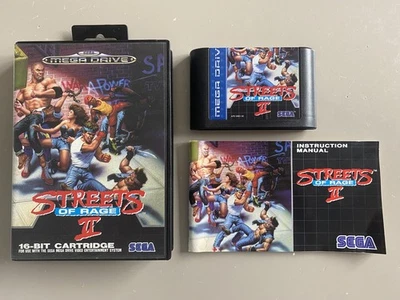 Streets Of Rage 2 II, Sega Megadrive, PAL, *Rare Blue Label Version* VGC - Image 1 of 4