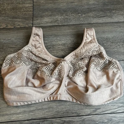 Sujetador Glamorise MagicLift Control de Humedad Nude Café Beige Talla 42G Estilo 1064 Foto 1 de 4