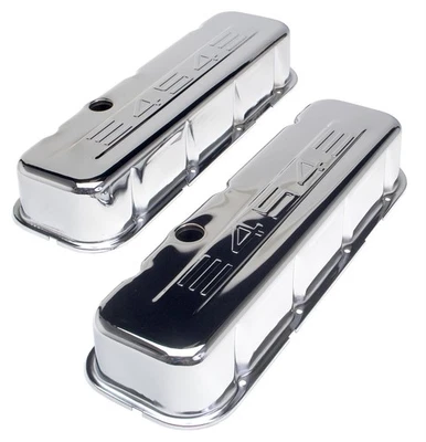 Trans-Dapt Performance Chrome Valve Covers 9843 Chevy BBC 396 427 454 Foto 1 de 4