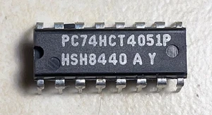 Philips PC74HC4051P 74HC4051 8 Channel Analog Multiplexer - NOS - Picture 1 of 1