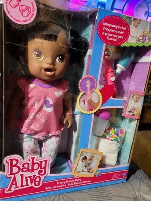 2013 Baby Alive 12” Doll African American BRUSHY BRUSHY BABY FREE PRIORITY SHIP! - Image 1 of 4