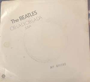 The Beatles Ob-La-Di, Ob-La-Da 45 rpm white album numbered sleeve - Imagen 1 de 4