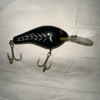 Señuelo de pesca vintage Bagley Balsa DB3 Crankbait - espiga  Foto 1 de 4