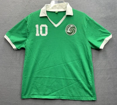 Camiseta deportiva verde Steiner Pelé New York Cosmos para hombre #10 certificado de autenticidad talla XL Foto 1 de 4