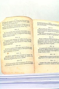 LIVRE ANCIEN REGISTRE DELIBERATIONS CONSEIL ROYAL 1825 - Picture 1 of 3