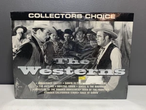 The Westerns Hollywood Classics 10 VHS Box Set Madacy Music Group 1994 New! - Picture 1 of 6