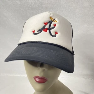 Atlanta Braves Lost Love A Nissun Negro Blanco Malla Gorra Camioneros MLB Béisbol - Imagen 1 de 8
