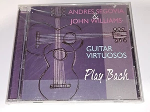 *NEW/SEALED* Andres Segovia & John Williams Guitar Virtuosos Play Bach CD 2007 - Picture 1 of 3
