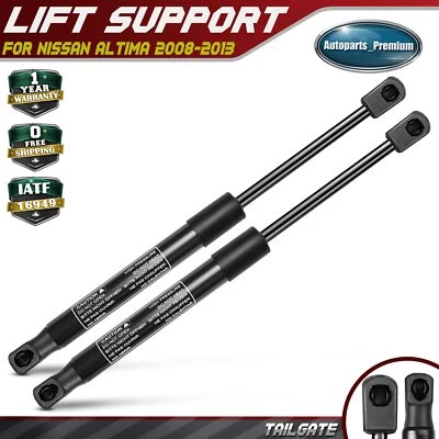 2x Soportes de elevación de maletero trasero amortiguadores puntales para Nissan Altima 2008 2009 2010-2013 Foto 1 de 4