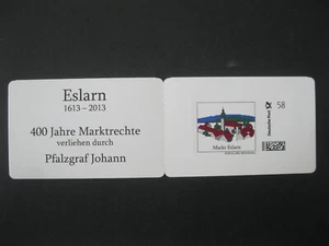 Briefmarke Deutschland PORTOCARD Deutsche Post Markt Eslarn 58 Cent 2013 - Bild 1 von 2