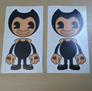 Stickers Decal Vinyl BENDY 2pcs - Picture 1 of 3