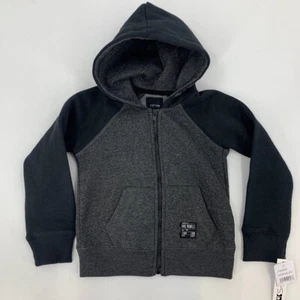 Joe's Kids Boys Gray Full Zip Long Sleeve Hooded Jacket Size 4 NWT - Picture 1 of 14