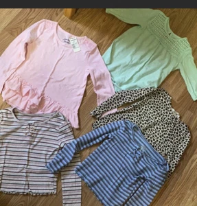 girls Shirts lot size 5/6 - Picture 1 of 6