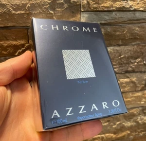 Azzaro Chrome Parfum Spray 100ml Men | Fresh Woody Fragrance | New & Sealed🥇 - Picture 1 of 3