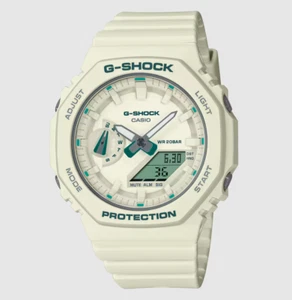 Casio G-Shock Analog Digital White Dial White Resin Women's Watch GMA-S2100GA-7A - Picture 1 of 5