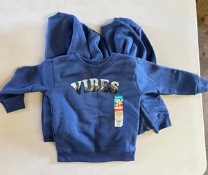 Garanimals Kleinkind Sweatshirt - Neu mit Etikett - 2T 3T 4T 5T - Vibes - Bild 1 von 1